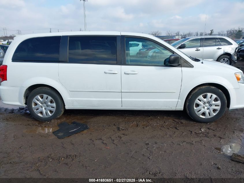 2016 Dodge Grand Caravan Se VIN: 2C4RDGBG6GR341448 Lot: 41693651
