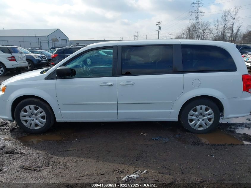 2016 Dodge Grand Caravan Se VIN: 2C4RDGBG6GR341448 Lot: 41693651