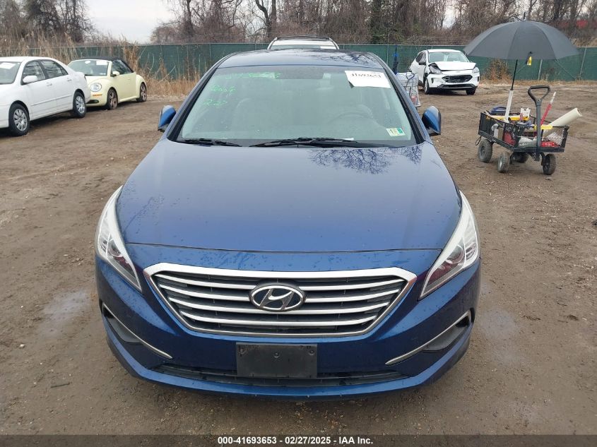 2016 Hyundai Sonata Se VIN: 5NPE24AF1GH304719 Lot: 41693653