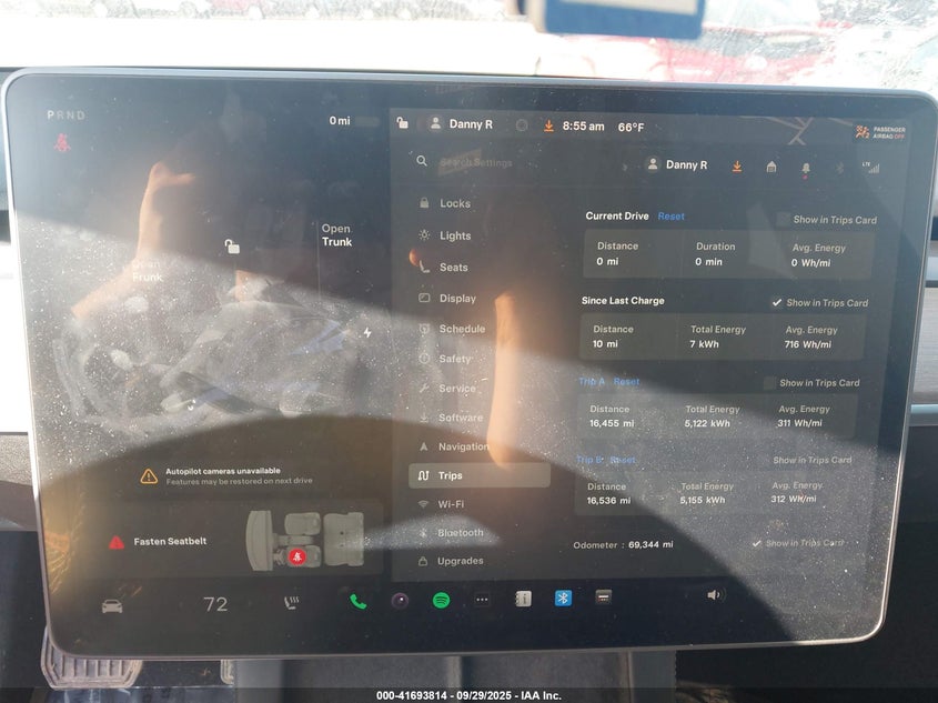 2021 Tesla Model Y Long Range Dual Motor All-Wheel Drive VIN: 5YJYGDEE8MF191913 Lot: 41693814