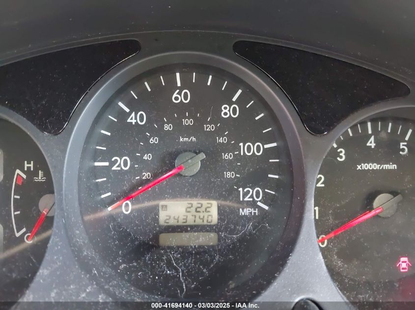 2003 Subaru Forester Xs VIN: JF1SG65663H759378 Lot: 41694140