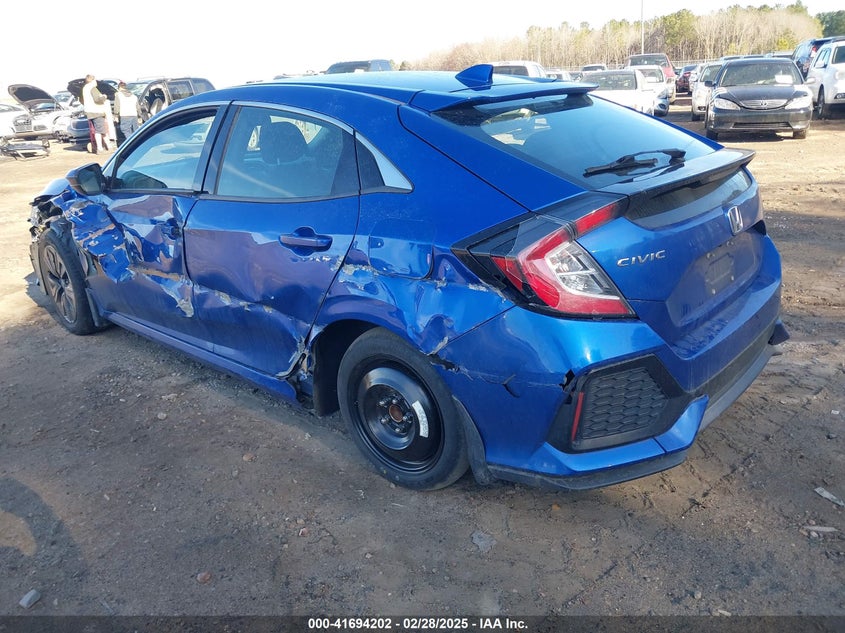 2017 HONDA CIVIC VIN: SHHFK7H5XHU427596