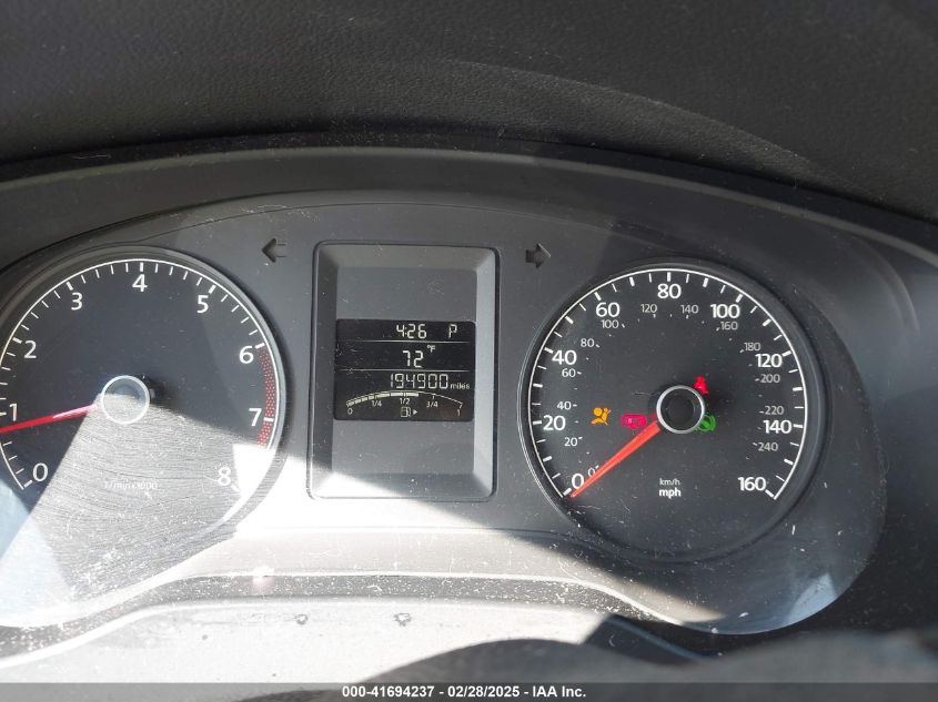 2011 Volkswagen Jetta 2.5L Se VIN: 3VWDZ7AJ1BM336132 Lot: 41694237