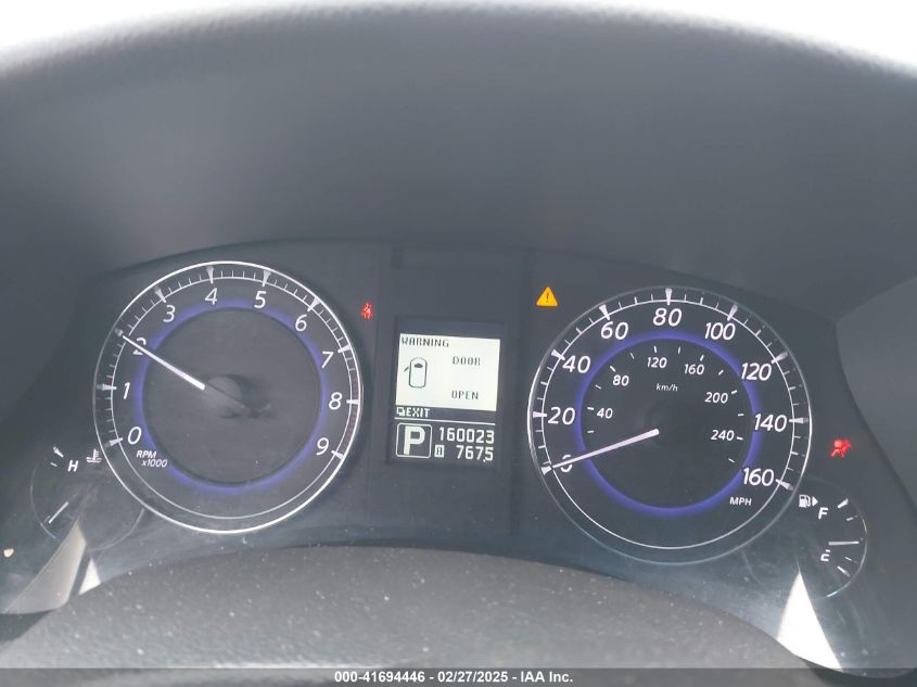 2012 Infiniti Ex35 Journey VIN: JN1AJ0HR4CM450268 Lot: 41694446