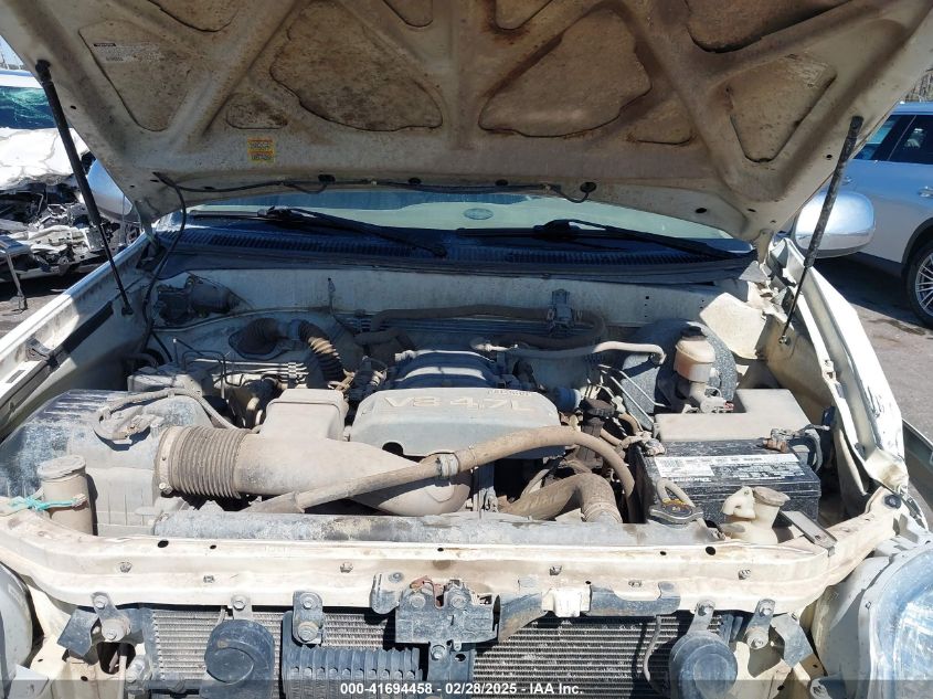 2005 Toyota Tundra Sr5 V8 VIN: 5TBRT34165S457847 Lot: 41694458