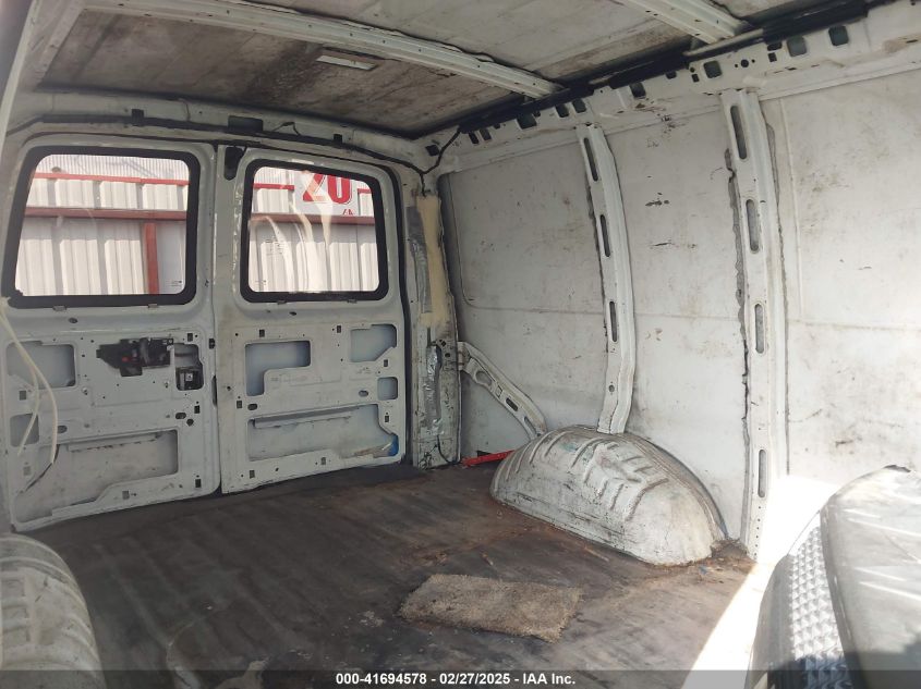 2010 Chevrolet Express 2500 Work Van VIN: 1GCZGFDA4A1118783 Lot: 41694578