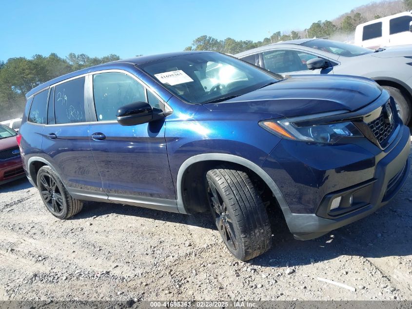 2020 Honda Passport 2Wd Ex-L VIN: 5FNYF7H58LB005866 Lot: 41695363