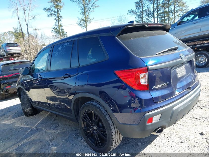 2020 Honda Passport 2Wd Ex-L VIN: 5FNYF7H58LB005866 Lot: 41695363