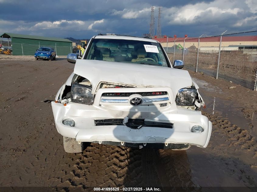 2007 Toyota Sequoia Limited V8 VIN: 5TDBT48A87S289768 Lot: 41695525
