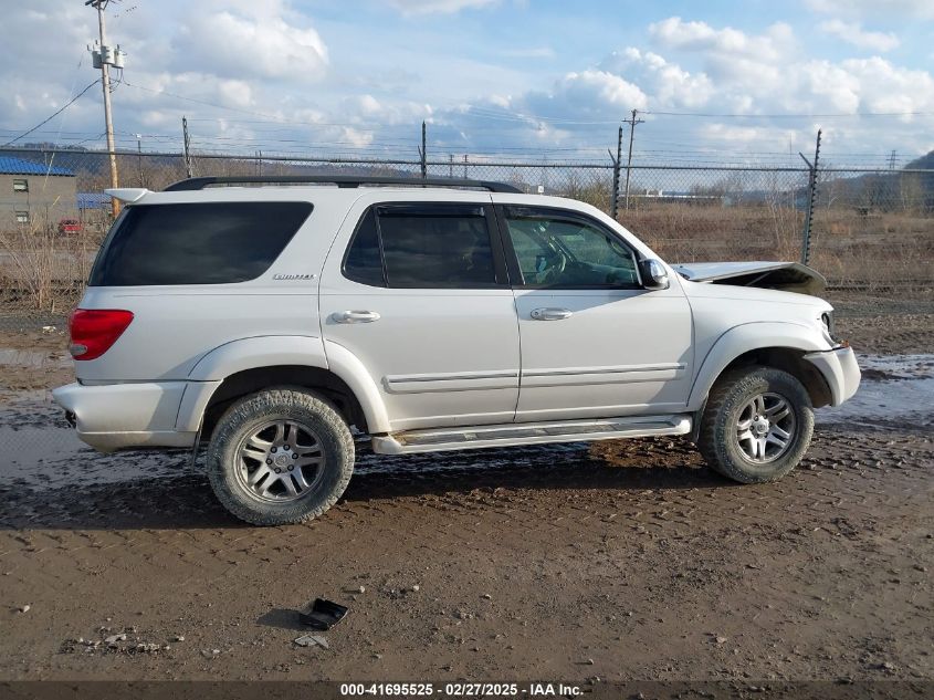 2007 Toyota Sequoia Limited V8 VIN: 5TDBT48A87S289768 Lot: 41695525
