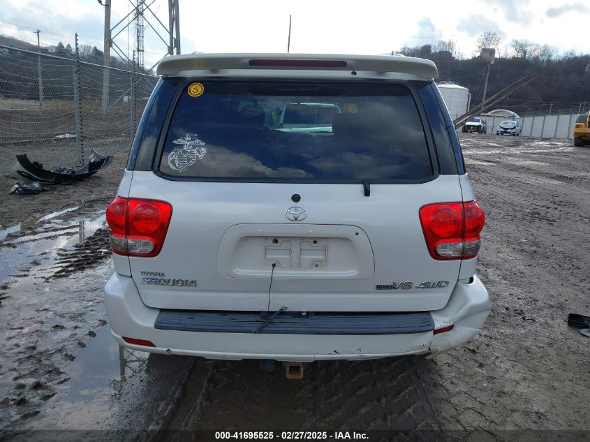 2007 Toyota Sequoia Limited V8 VIN: 5TDBT48A87S289768 Lot: 41695525