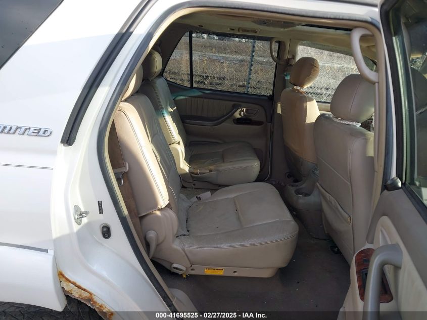 2007 Toyota Sequoia Limited V8 VIN: 5TDBT48A87S289768 Lot: 41695525