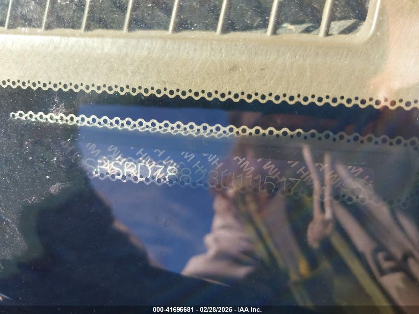 2003 Honda Cr-V Ex VIN: SHSRD78823U111517 Lot: 41695681