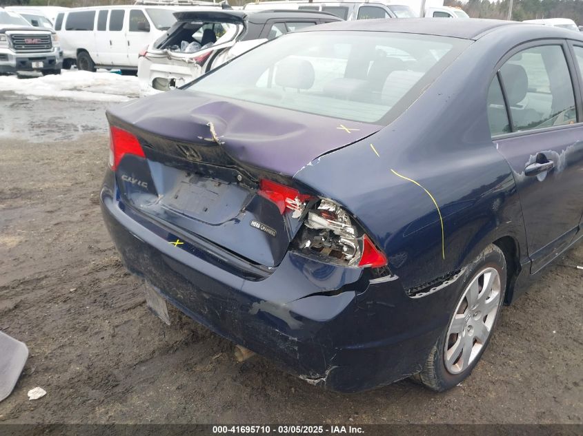 2007 Honda Civic Lx VIN: 2HGFA16597H510001 Lot: 41695710