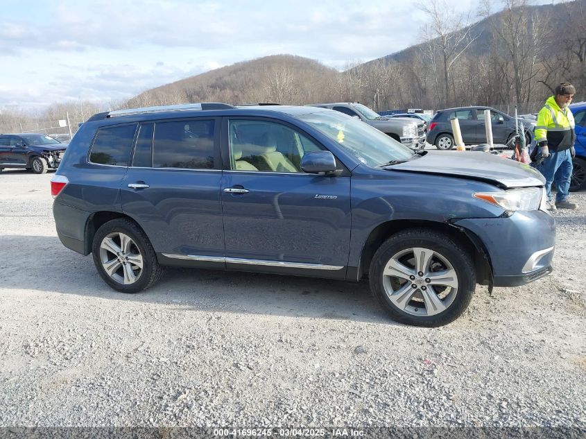 2013 Toyota Highlander Limited V6 VIN: 5TDDK3EH7DS261513 Lot: 41696245