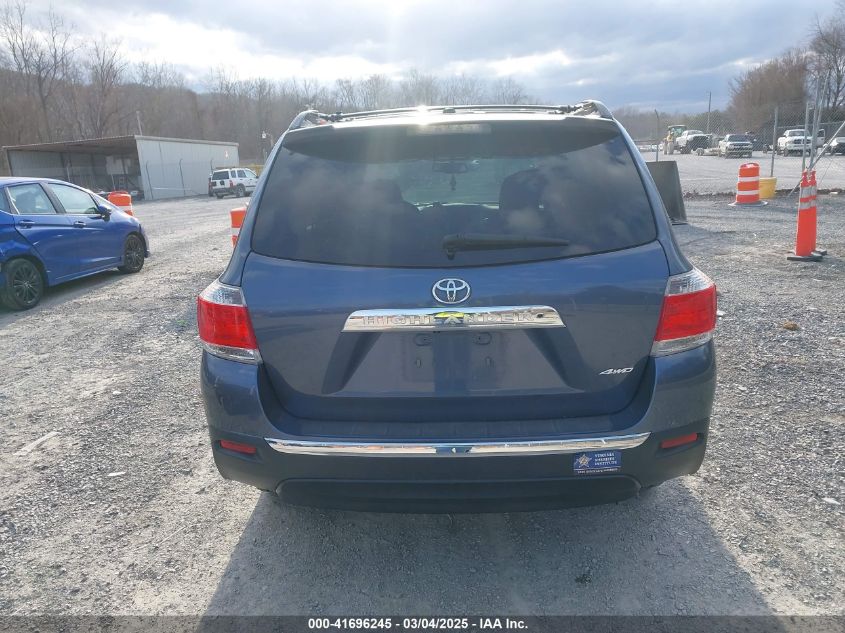 2013 Toyota Highlander Limited V6 VIN: 5TDDK3EH7DS261513 Lot: 41696245