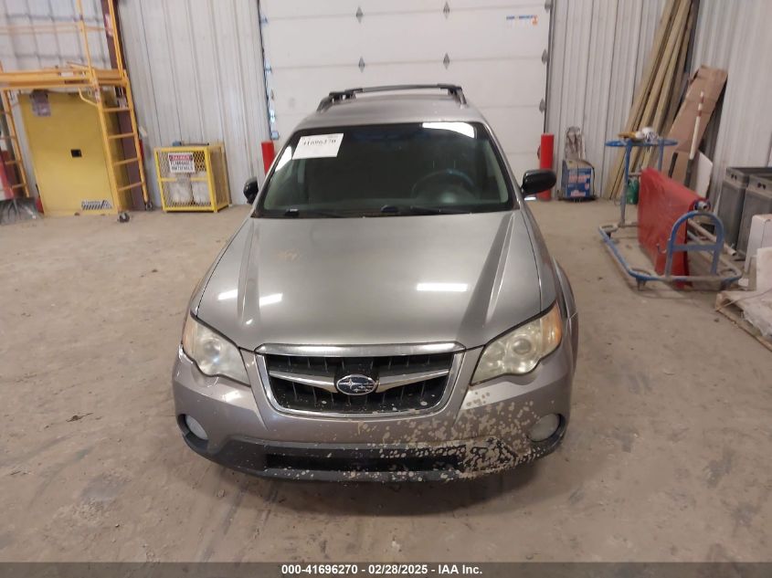 2008 Subaru Outback 2.5I/2.5I L.l. Bean Edition VIN: 4S4BP61C687306215 Lot: 41696270