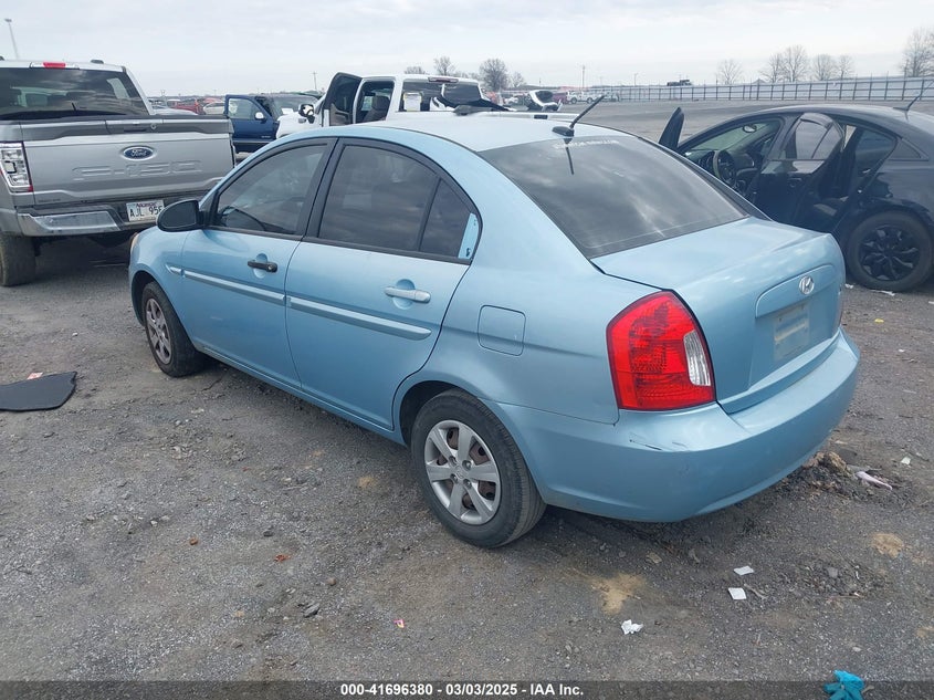 2009 HYUNDAI ACCENT VIN: KMHCN46C69U312509