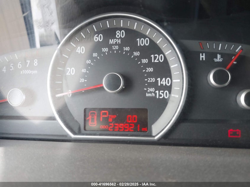 2009 KIA BORREGO VIN: KNDJJ741095039023