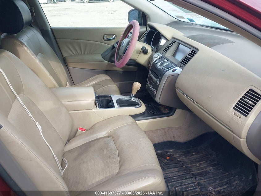 2009 NISSAN MURANO VIN: JN8AZ18W09W115222