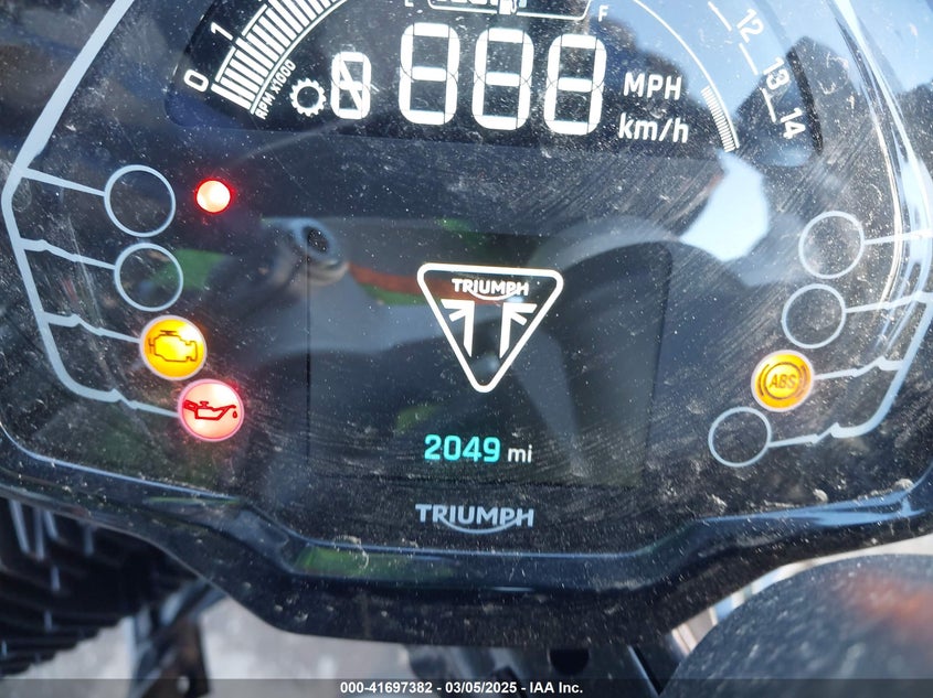 2025 TRIUMPH MOTORCYCLE DAYTONA auction photo 7