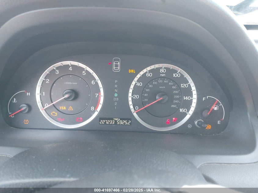 2009 HONDA ACCORD VIN: 1HGCP36869A018731