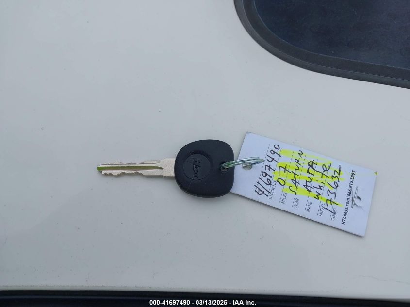 2007 Saturn Aura Xr VIN: 1G8ZV57787F173632 Lot: 41697490