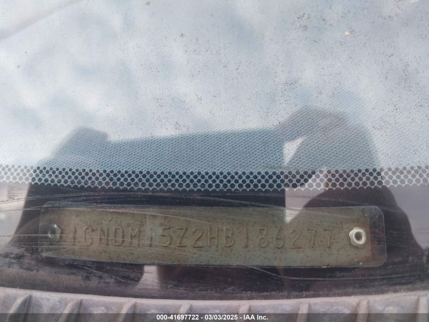 1987 Chevrolet Astro VIN: 1GNDM15Z2HB186277 Lot: 41697722