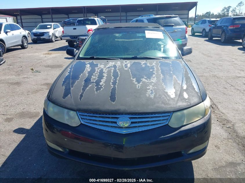 2002 Toyota Camry Solara Sle V6 VIN: 2T1FF28P02C566318 Lot: 41698027