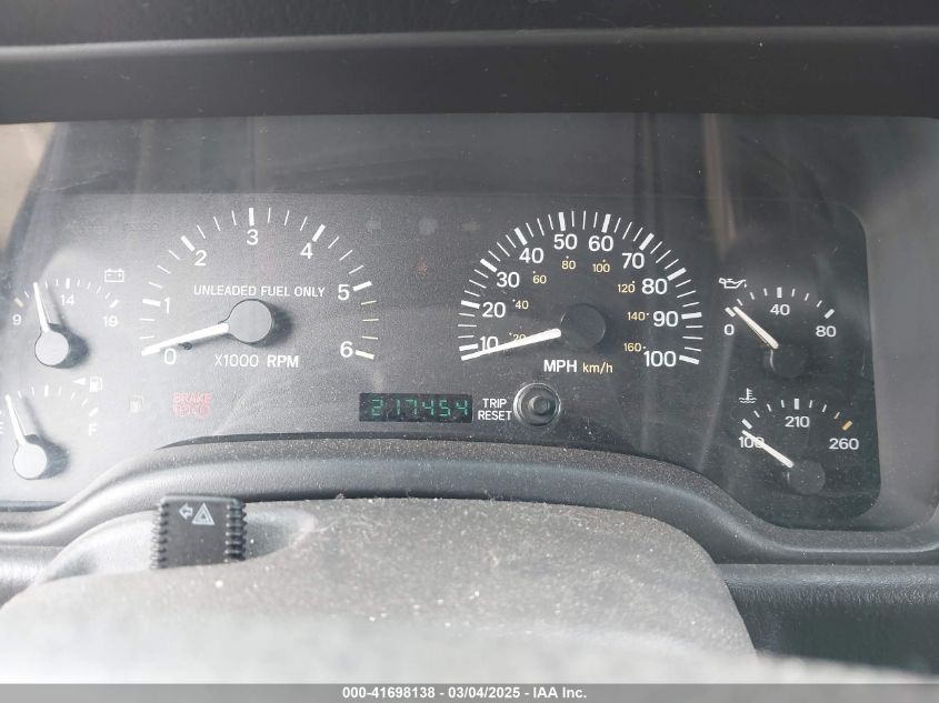 1997 Jeep Cherokee Sport VIN: 1J4FJ67S6VL583191 Lot: 41698138