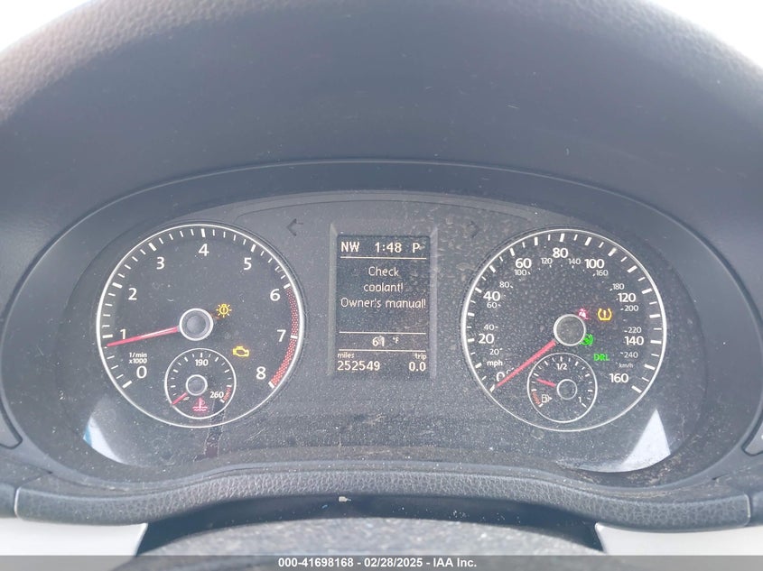 2012 VOLKSWAGEN PASSAT VIN: 1VWBP7A37CC041747