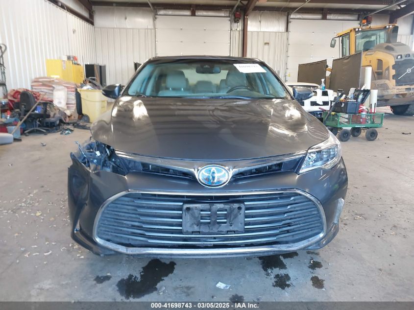 2017 Toyota Avalon Hybrid Xle Premium VIN: 4T1BD1EB5HU057582 Lot: 41698743
