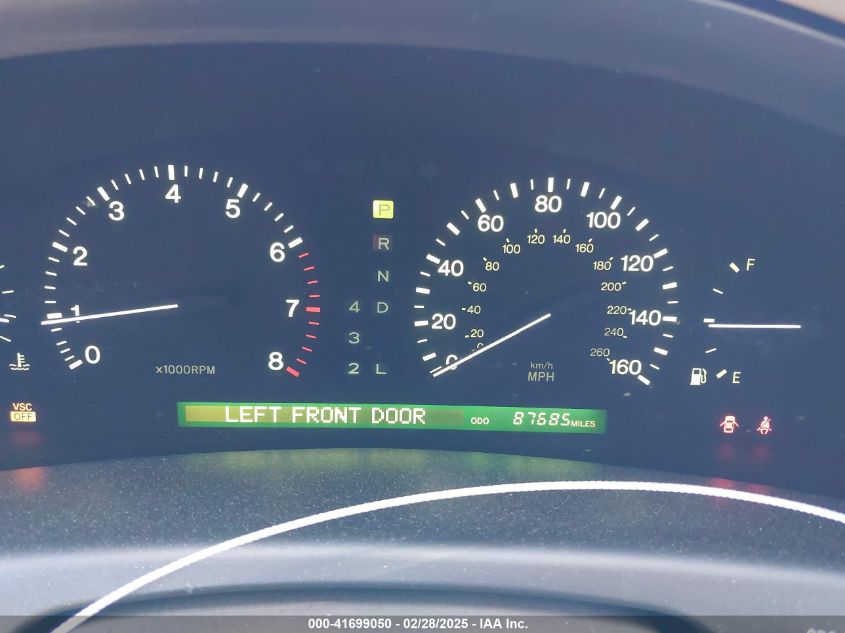 1998 Lexus Ls 400 VIN: JT8BH28F9W0103561 Lot: 41699050