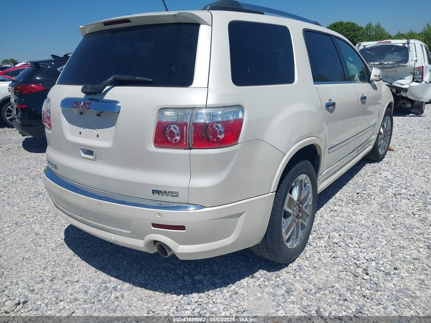 Vin: 1gkkvted4cj328662, lot: 42189959, gmc acadia denali 20124