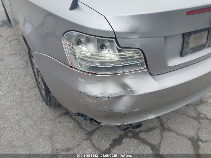 2008 BMW 128I VIN: WBAUL73588VJ74094 Lot: 41699342