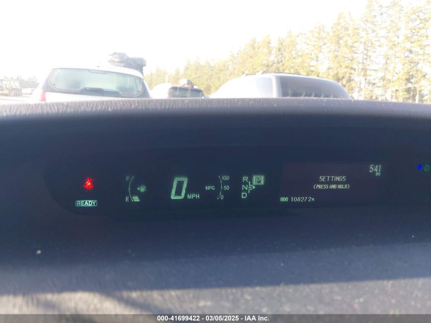 2011 Toyota Prius Two VIN: JTDKN3DU1B1378205 Lot: 41699422