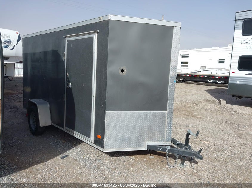 2021 COVERED WAGON 12FT ENCLOSED CARGO  (VIN: 53FBE1219MF070766)