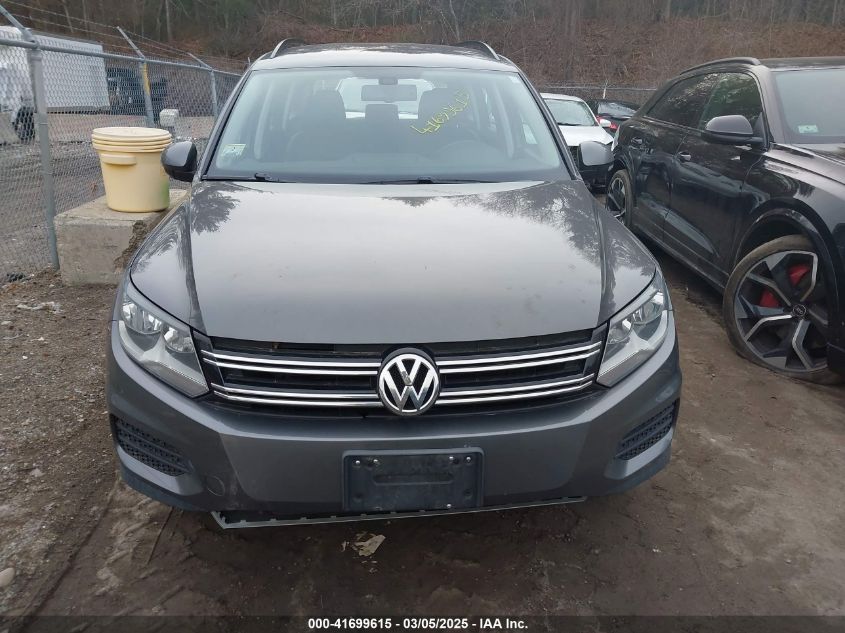 2017 Volkswagen Tiguan 2.0T/2.0T S VIN: WVGBV7AX5HK028788 Lot: 41699615