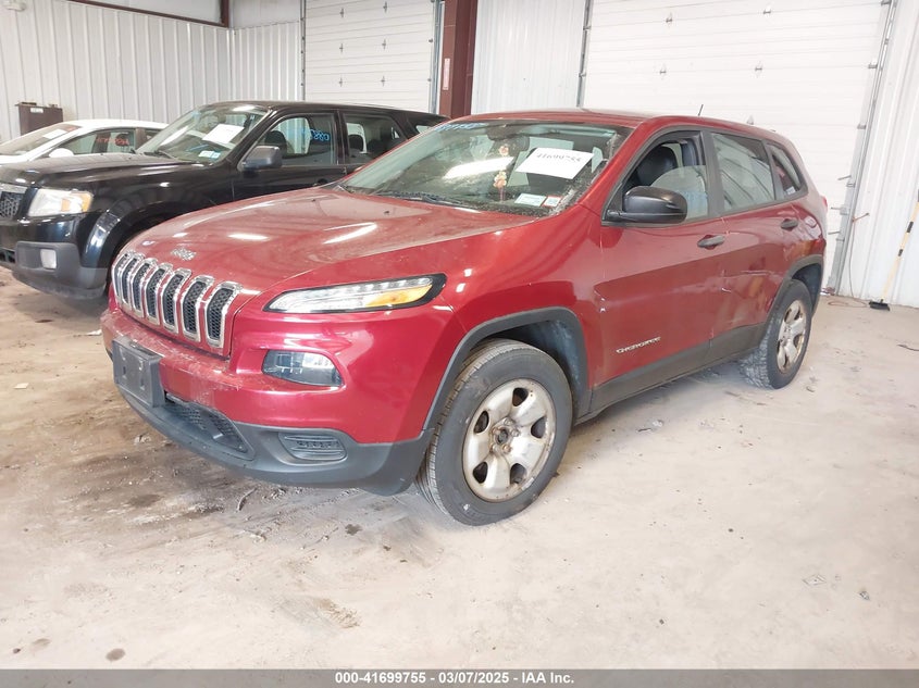 2015 JEEP CHEROKEE VIN: 1C4PJMAB1FW708816