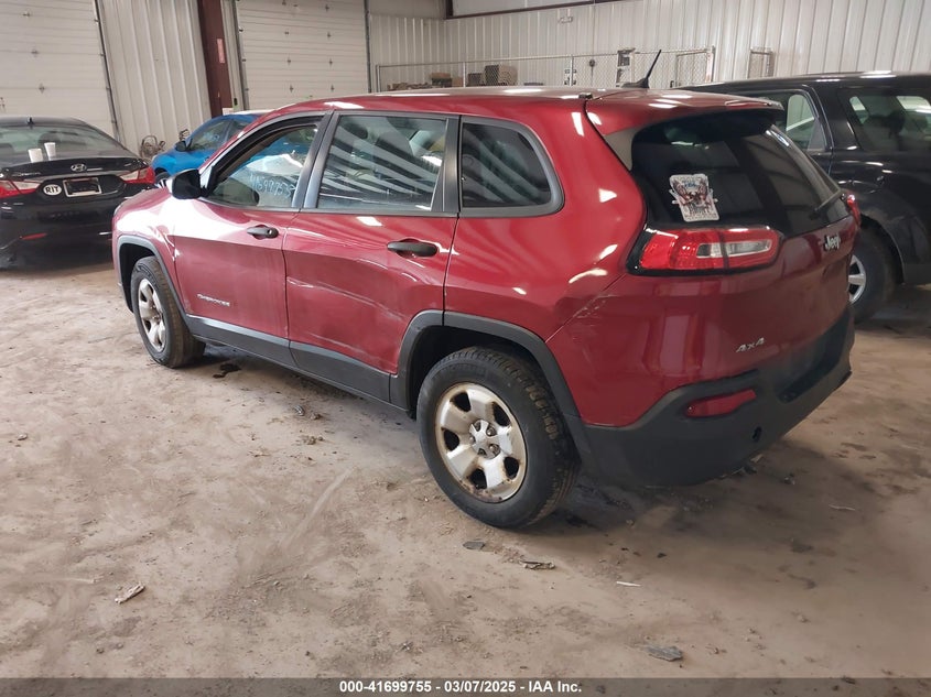 2015 JEEP CHEROKEE VIN: 1C4PJMAB1FW708816