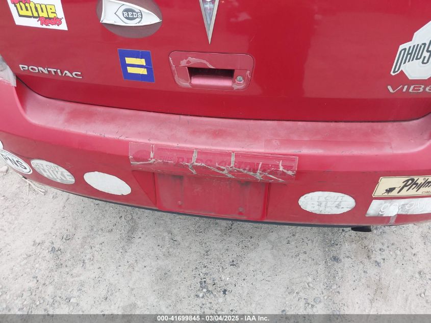 2009 Pontiac Vibe VIN: 5Y2SP67039Z409390 Lot: 41699845