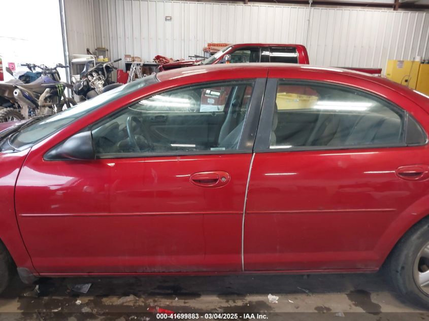 2005 Dodge Stratus Sxt VIN: 1B3EL46R35N628222 Lot: 41699883