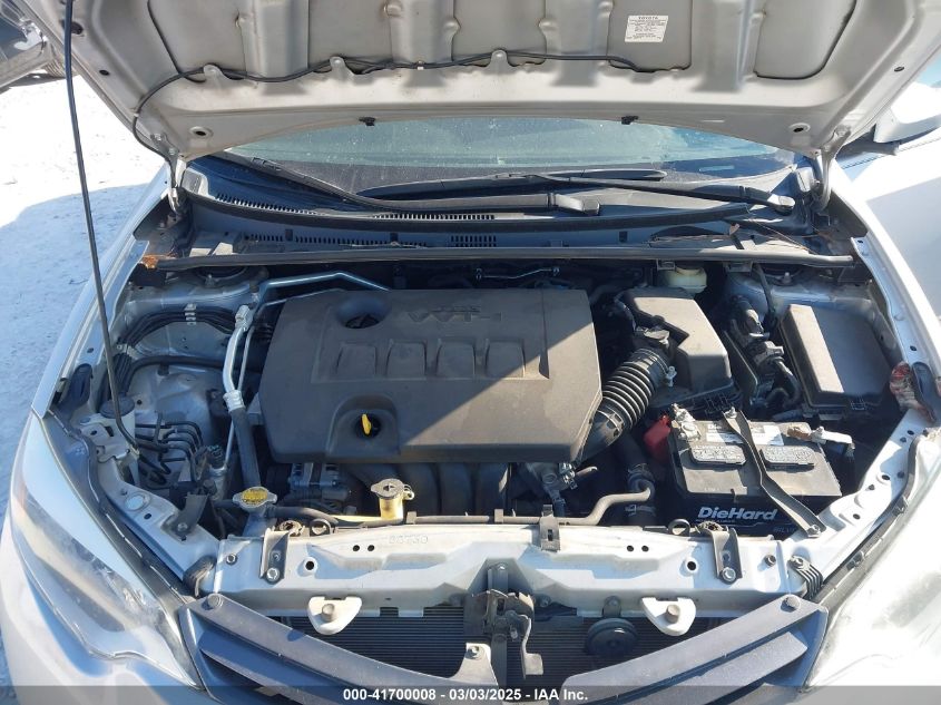 2015 Toyota Corolla Le VIN: 2T1BURHE7FC450082 Lot: 41700008