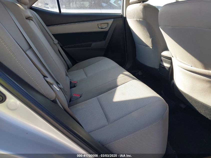 2015 Toyota Corolla Le VIN: 2T1BURHE7FC450082 Lot: 41700008