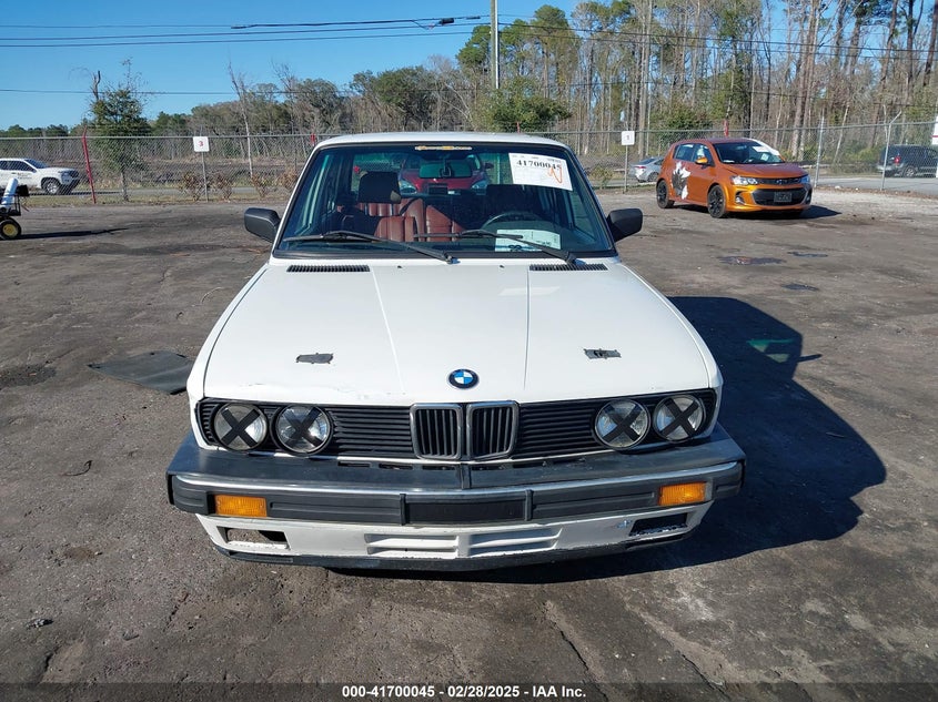 1987 BMW 535 I VIN: WBADC7401H1716761 Lot: 41700045