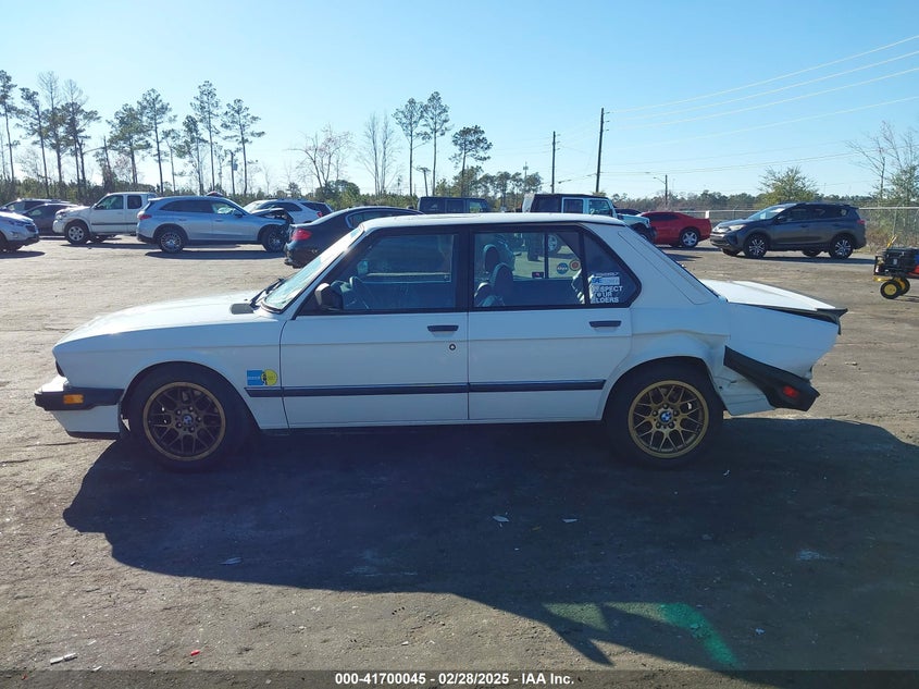 1987 BMW 535 I VIN: WBADC7401H1716761 Lot: 41700045