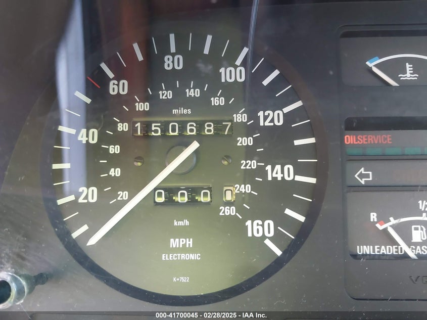 1987 BMW 535 I VIN: WBADC7401H1716761 Lot: 41700045