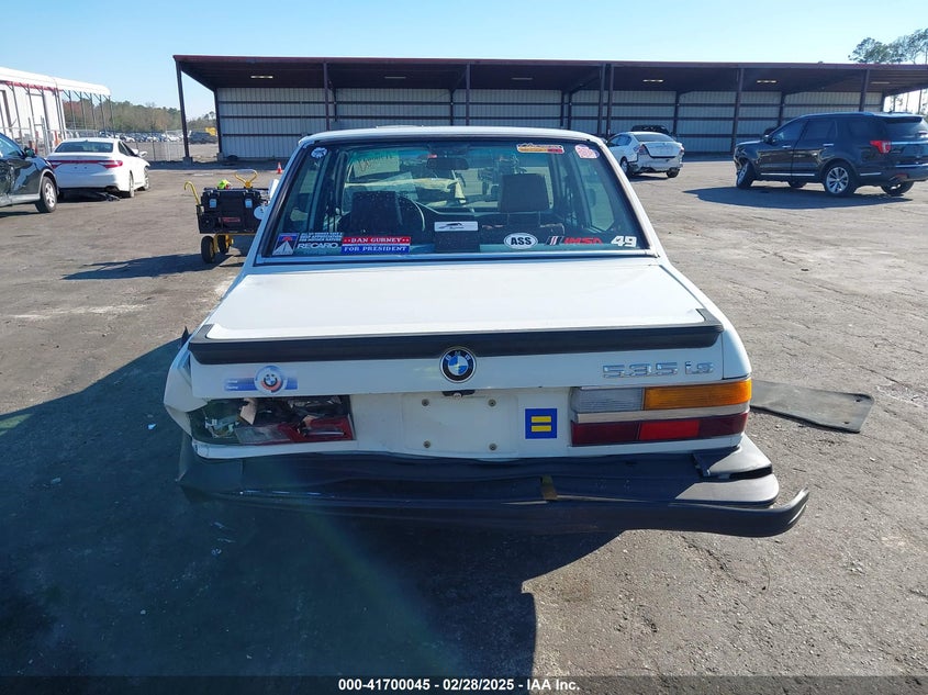 1987 BMW 535 I VIN: WBADC7401H1716761 Lot: 41700045