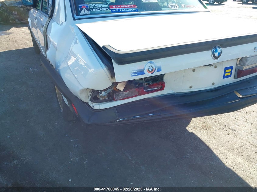 1987 BMW 535 I VIN: WBADC7401H1716761 Lot: 41700045