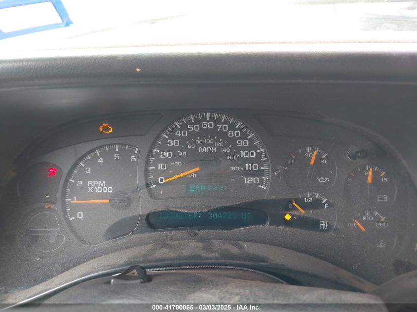 2005 Chevrolet Silverado 1500 Work Truck VIN: 1GCEC19X35Z172769 Lot: 41700065